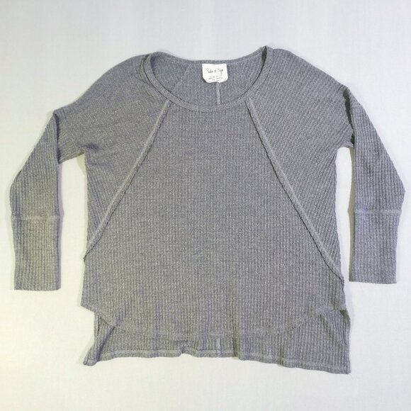 Sadie & Sage crew neck knit sweater women's size M grey colour - Picture 1 of 10
